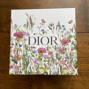Dior Beauty Floral Spring 2022 Design Sturdy Gift Square Storage Box